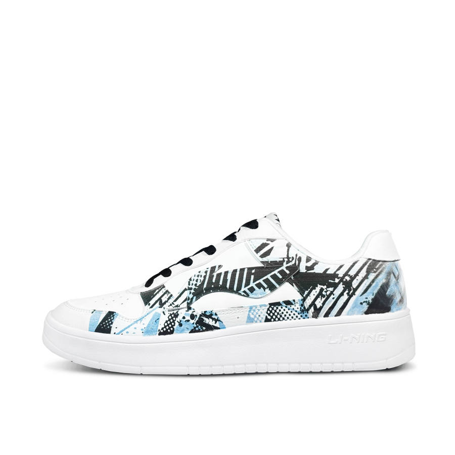 Li-Ning Li Ning Floating Boat Blue Vein Cheeses Slip Resistant Cushioning Low top Skateboard Shoes Men's
