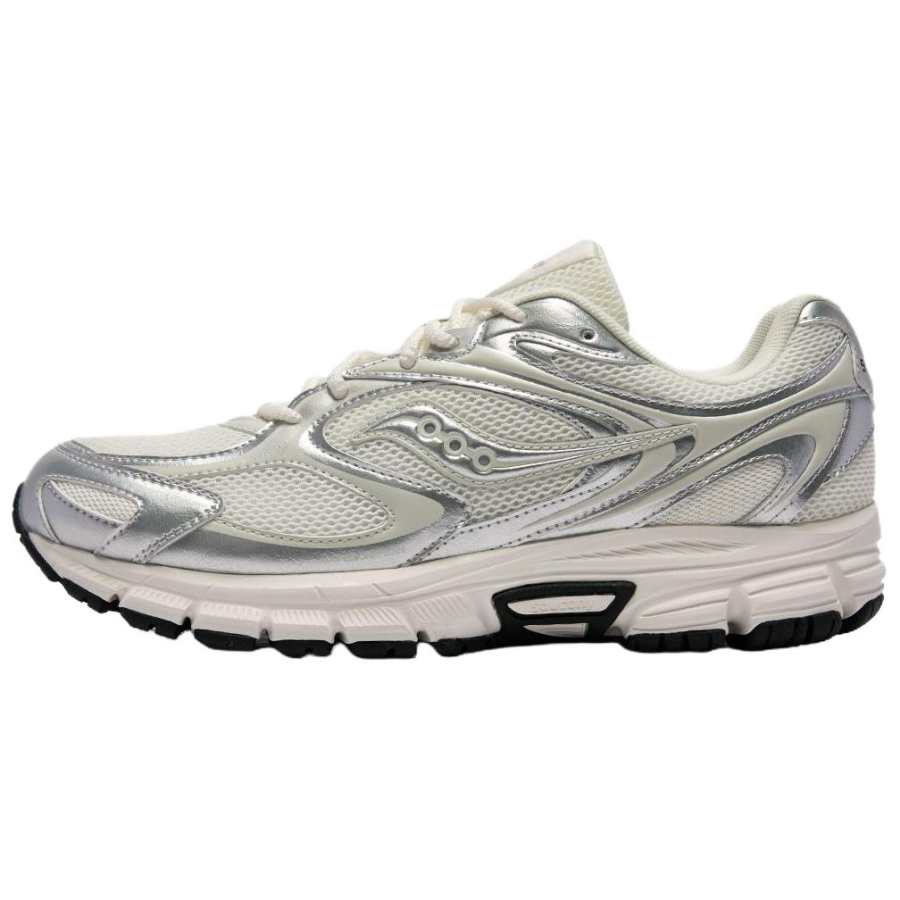 Saucony Casual Running Shoes Unisex White Silver