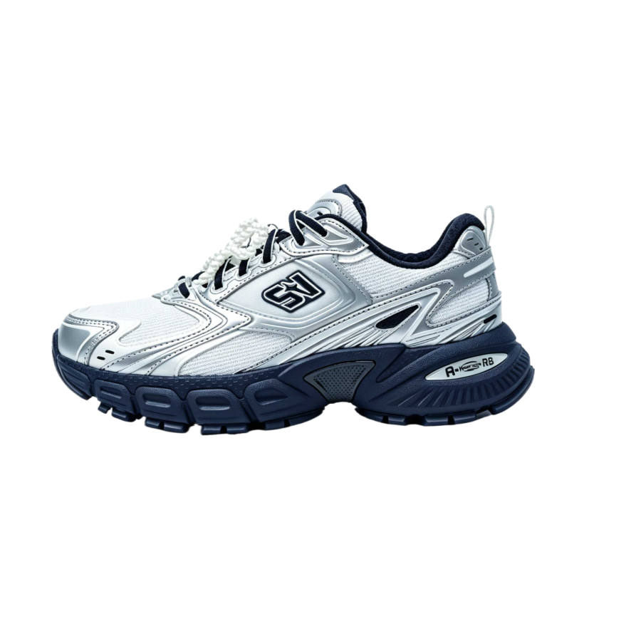 Anta Abrasion Resistant Cushioning Low top Casual Shoes Women's Papyrus White Silver