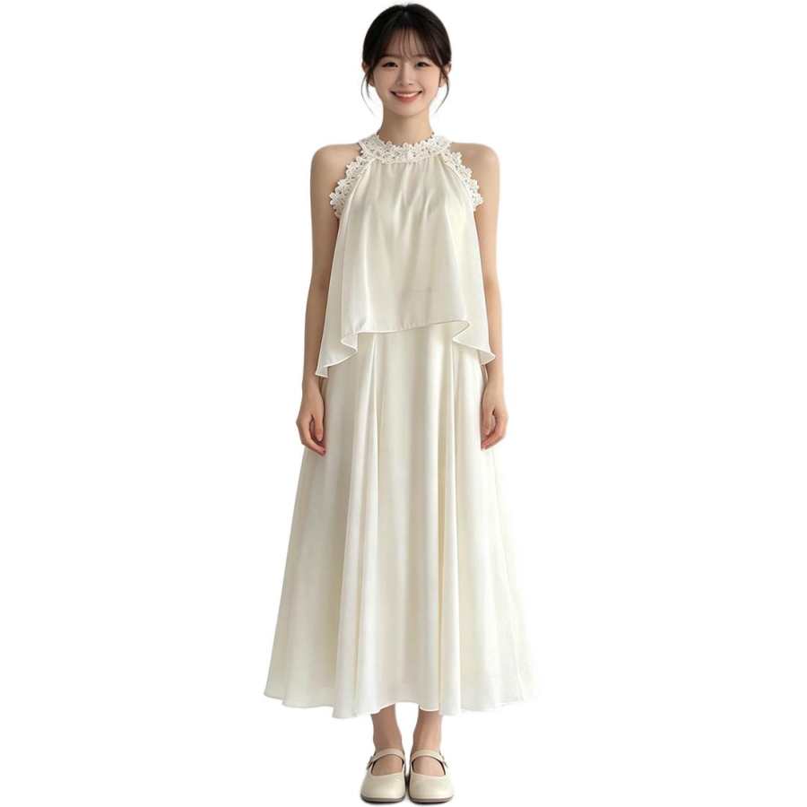 VENICEW Sleeveless Dress Women's