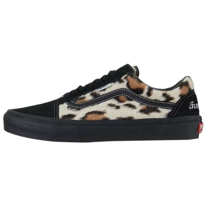 Supreme Supreme x Vans Old Skool Low top Skateboard Shoes Unisex Black