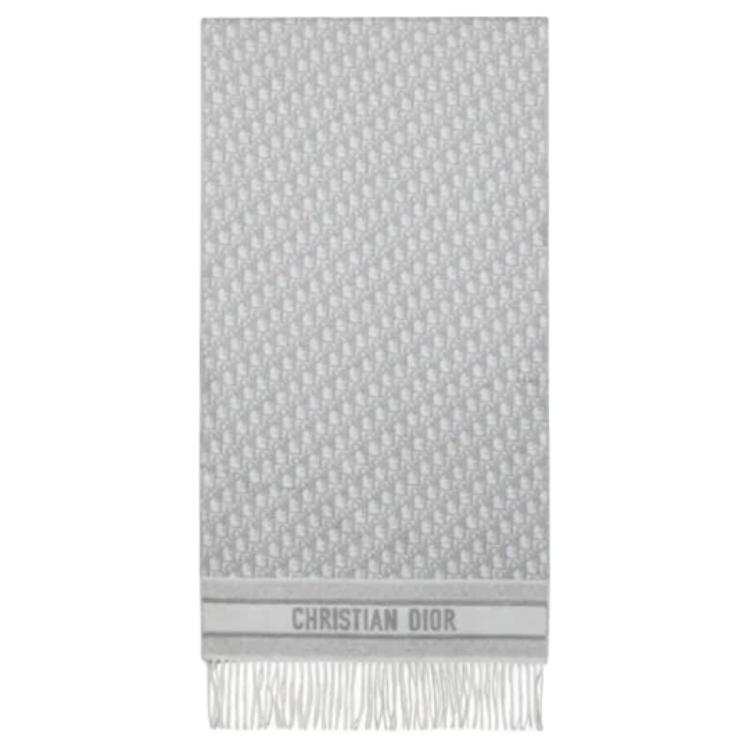 DIOR OBLIQUE Cashmere Knit Scarves Women's