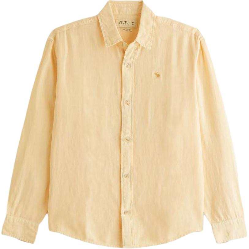 Abercrombie&Fitch Shirts Unisex Yellow Lapel Moderate