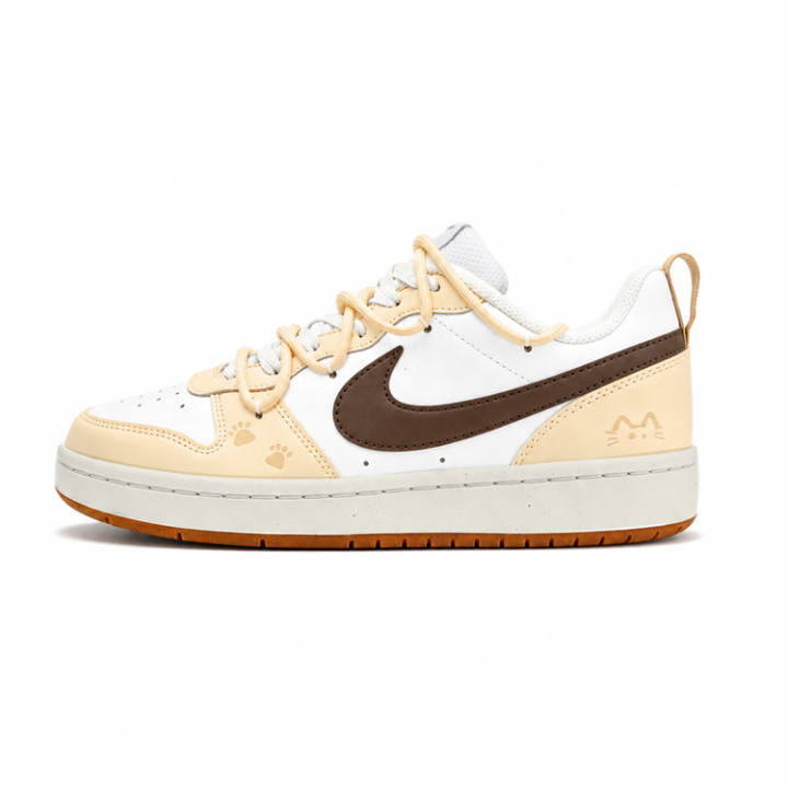 Nike Nike Court Borough Low top Skateboard Shoes Unisex Yellow