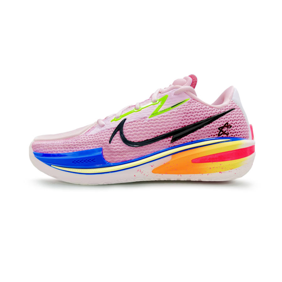 Nike Nike Air Zoom G.T. Cut 1 Ghost Slip Resistant Abrasion Resistant Low top Basketball Shoes Unisex Pink
