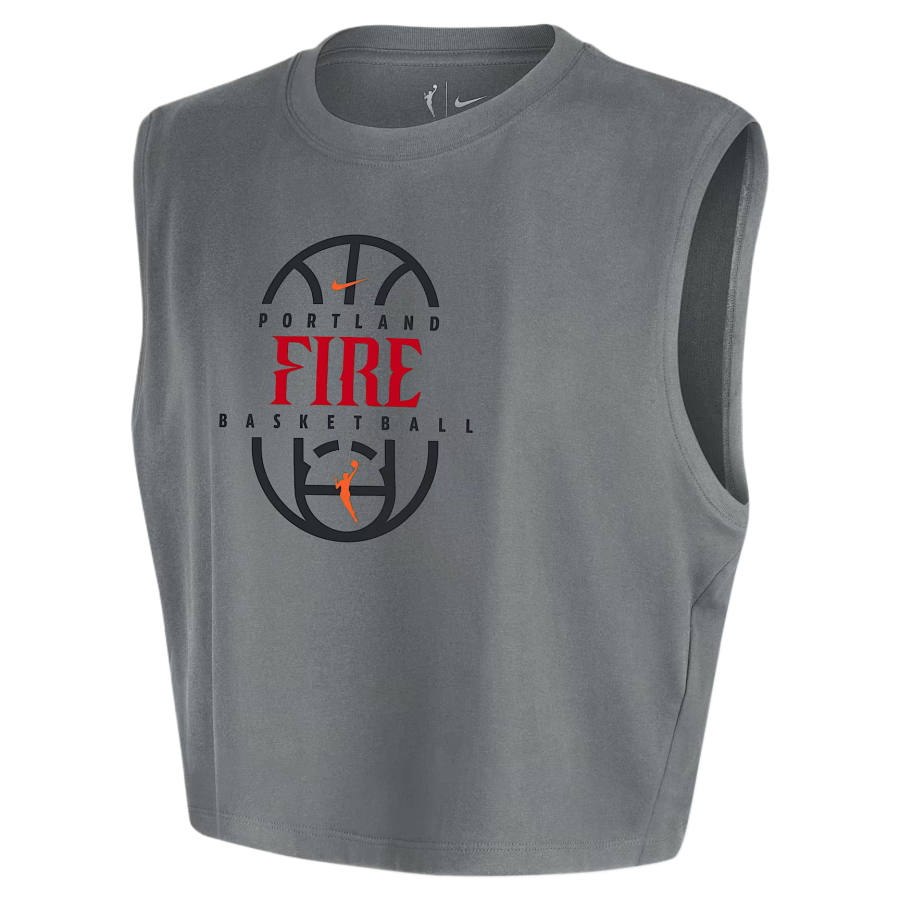 Nike Nike Portland Fire Nike Women's Wnba Sleeveless Cropped T-Shirt