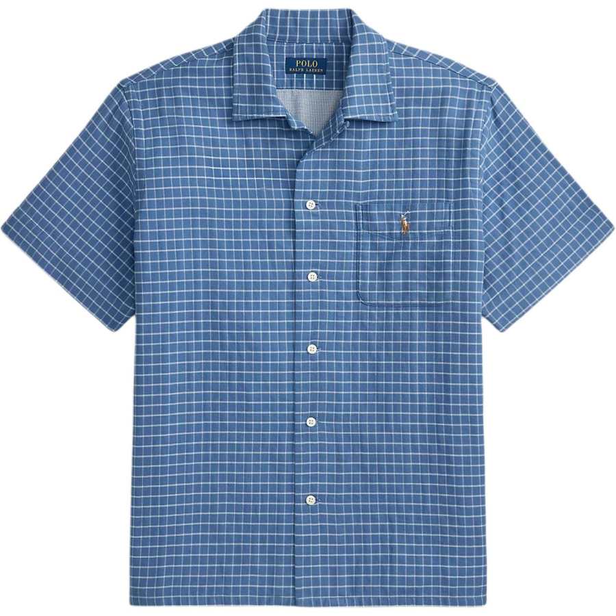 Polo Ralph Lauren Shirts Men's Blue Lapel Moderate