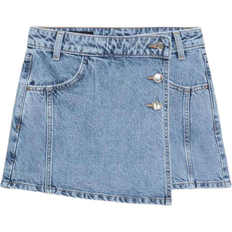 ZARA Denim Shorts Women's Medium Blue Moderate Other