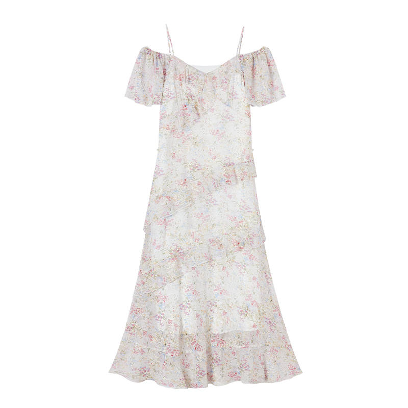 XIANGYING Short Sleeved Dress Women's
