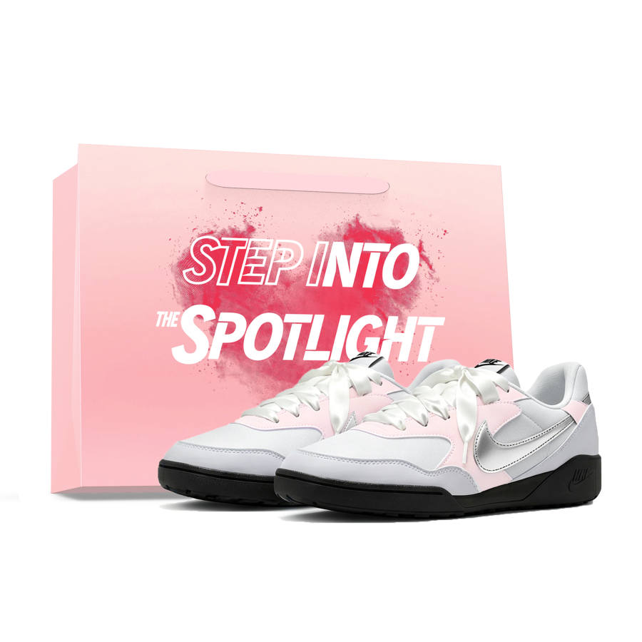 Nike Nike Terra Manta Dusty Pink Love Letter, Shopping Bag, Preppy Style Casual Shoes Unisex Silver Pink