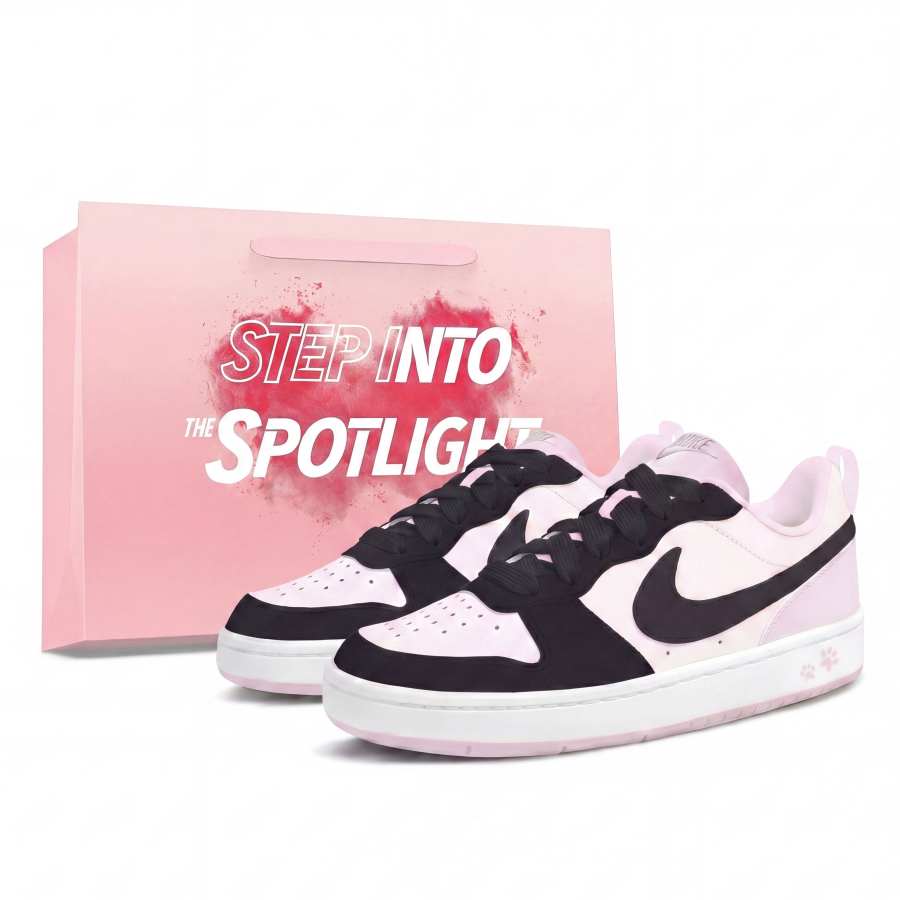 Nike Nike Court Borough Ink Pink Meow Low top Skateboard Shoes Women's Black Pink