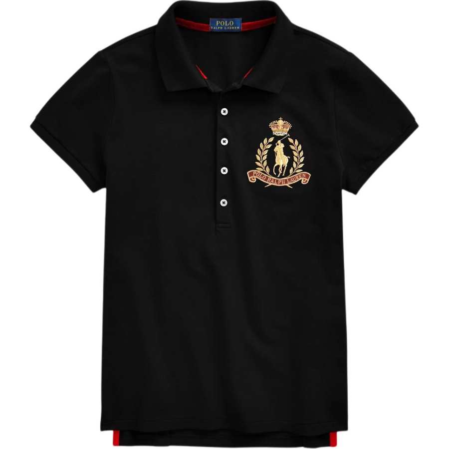 Polo Ralph Lauren SS26 Polo Shirt Slim Fit Women's Black