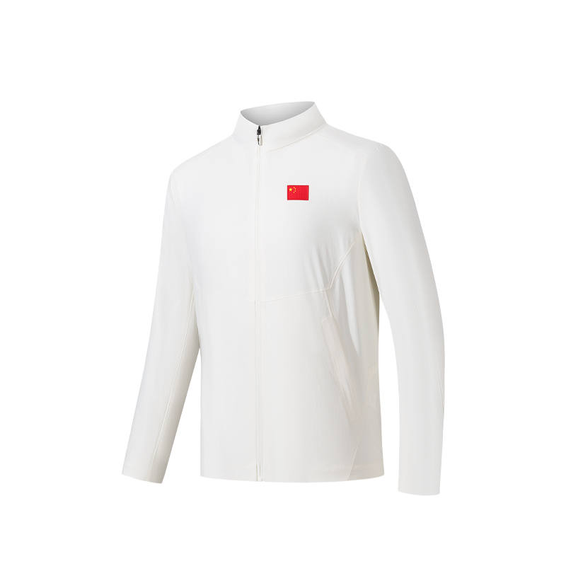 Anta Champion Honor Trench Coat Men's Ivory White