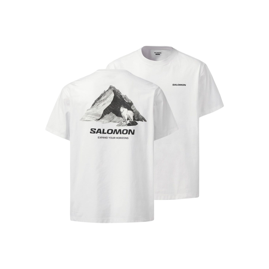 SALOMON UNI T Shirt Unisex White