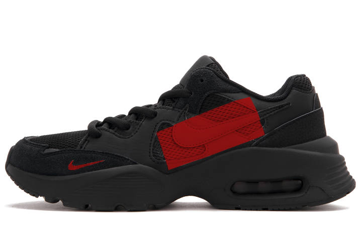 Nike Nike Air Max Fusion Low top Running Shoes Unisex Black Red