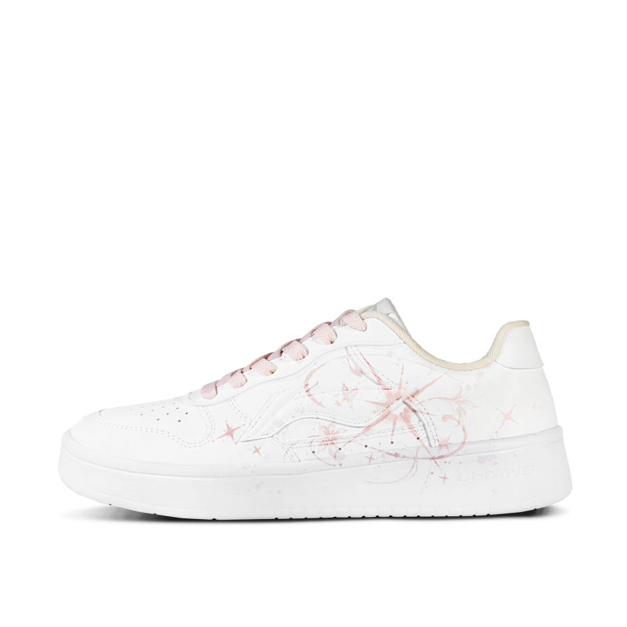 Li-Ning Li Ning Floating Boat Scarlet Star Slip Resistant Abrasion Resistant Low top Skateboard Shoes Women's