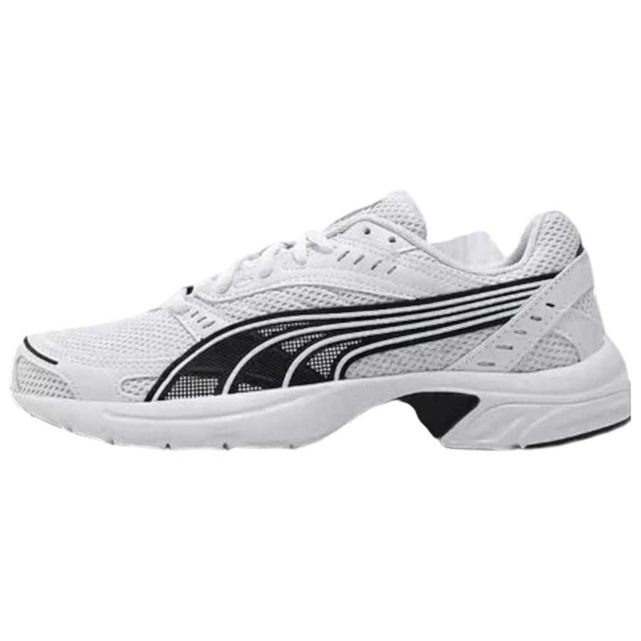 PUMA Axis Breathable Low top Casual City Commuting Running Shoes Unisex White Black