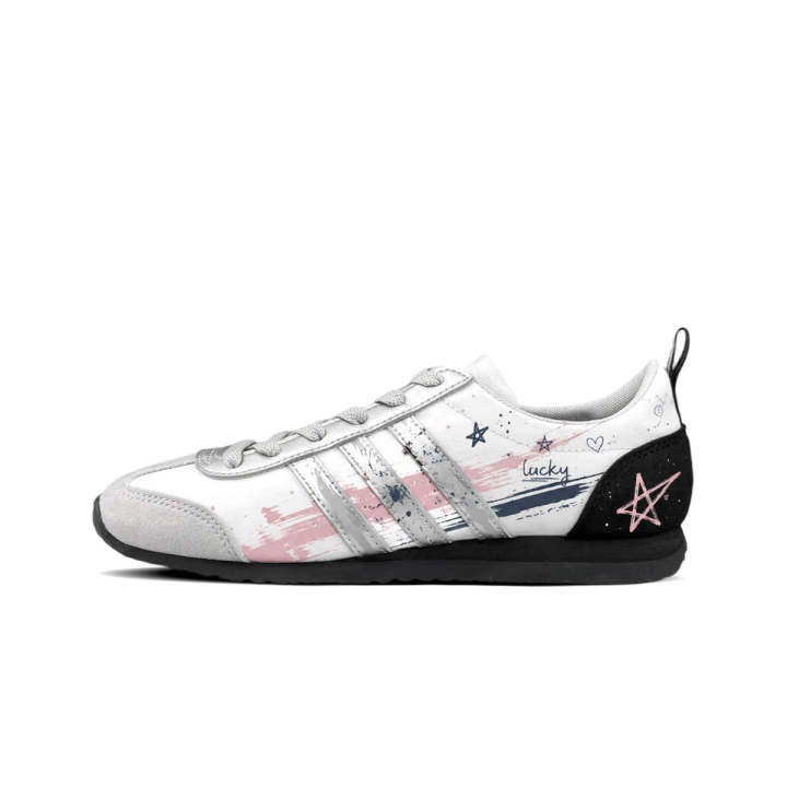 Adidas Adidas VS JOG 2.0 German Army Trainers Unisex White Silver