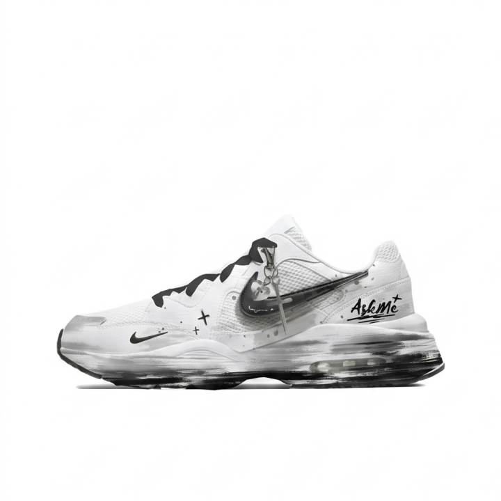 Nike Nike Air Max Fusion Fabric Cushioning Slip Resistant Low top Running Shoes Men's