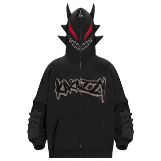 KAKAZZY Sweatshirt Unisex Black