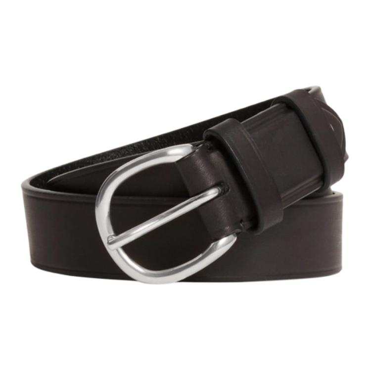 Dunhill Cow Leather Belts Men's Black Width 2.7cm