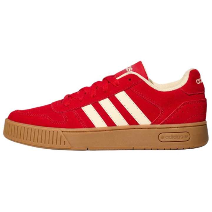 Adidas Adidas D PAD CLASSIC Abrasion Resistant Low top Skateboard Shoes Unisex Red White