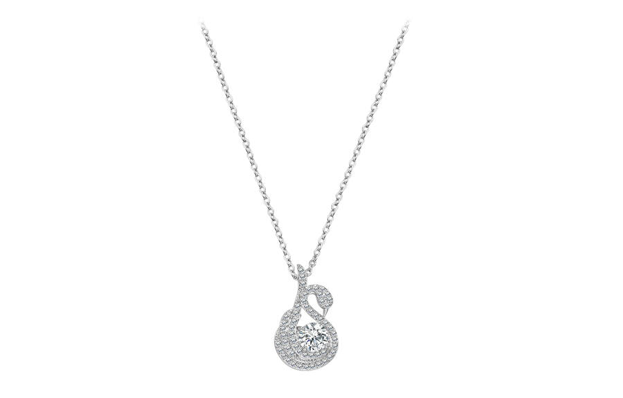Disney Synthetic Cubic Zirconia Brass Necklaces Women's