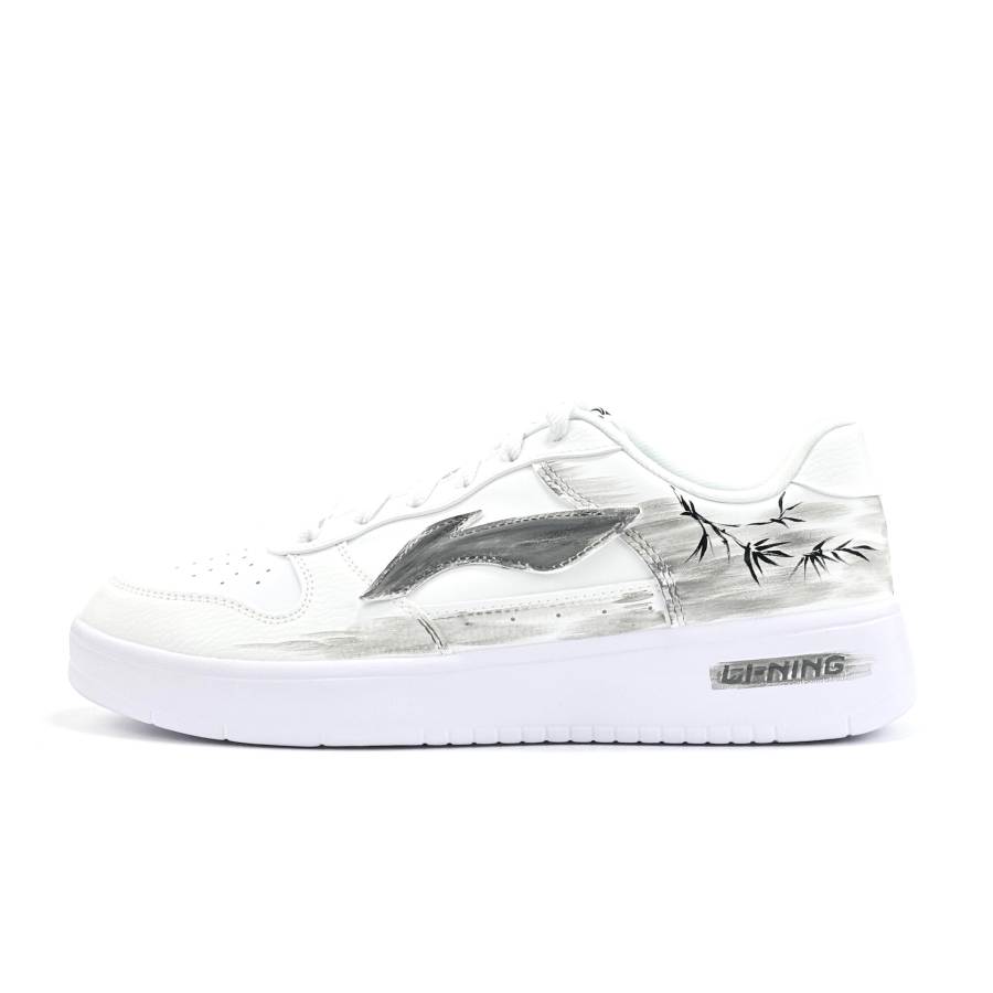 Li-Ning Li Ning Floating Boat Spring Summer Shiro Shoes Hand Painted Gradient Polished Vintage Distressed