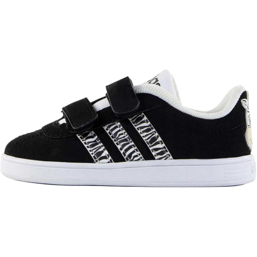Adidas Adidas Court Low top Toddler Shoes Black White Infant And Toddler