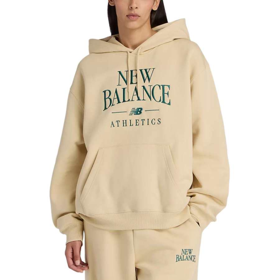 New Balance New Balance Sweatshirts Women's Roasted Sesame Hooded Non Detachable Moderate