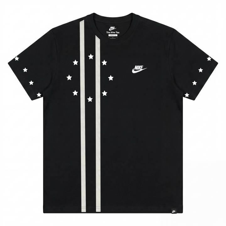 Nike Nike Sportswear T Shirts Unisex Black Crew Neck Moderate Straight Fit
