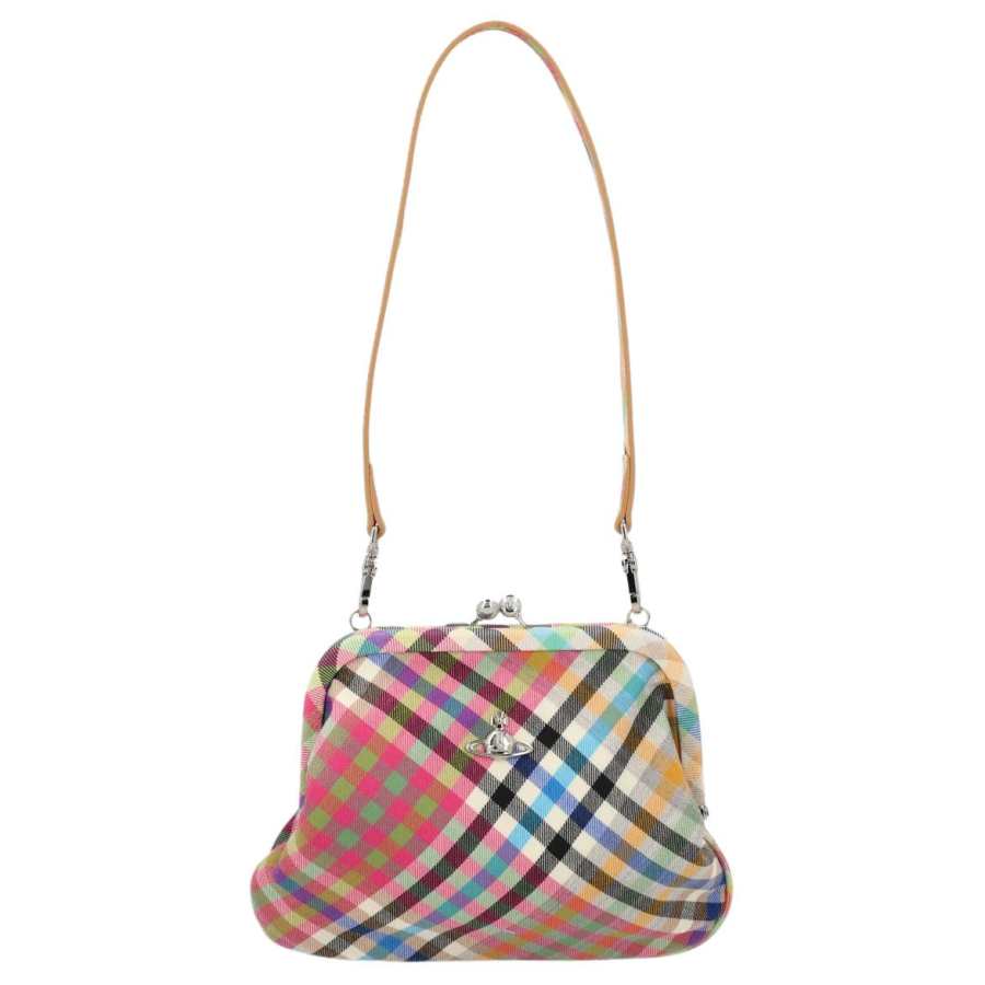 Vivienne Westwood Wool Shoulder Bag Women's Multicolor