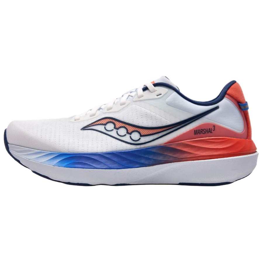 Saucony MARSHAL Route 3 Support Sprint Running Shoes Unisex White