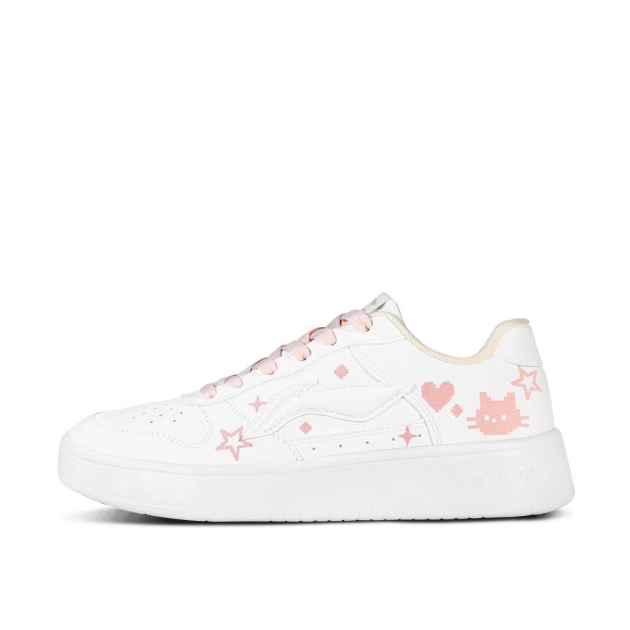 Li-Ning Li Ning Floating Boat Meowth Pixel Slip Resistant Cushioning Low top Skateboard Shoes Women's