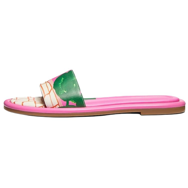 MICHAEL KORS x Christina Zimpel Slide Slippers Women's Bright Pink