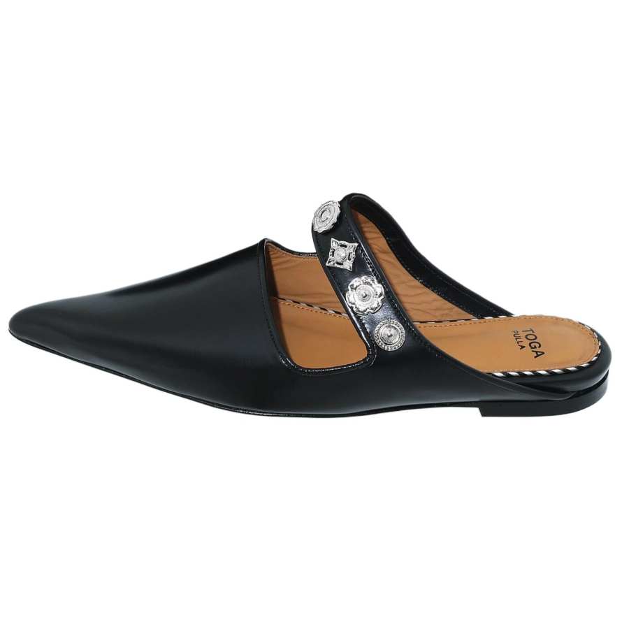 Toga Pulla Closed Toe Slippers Women's Black