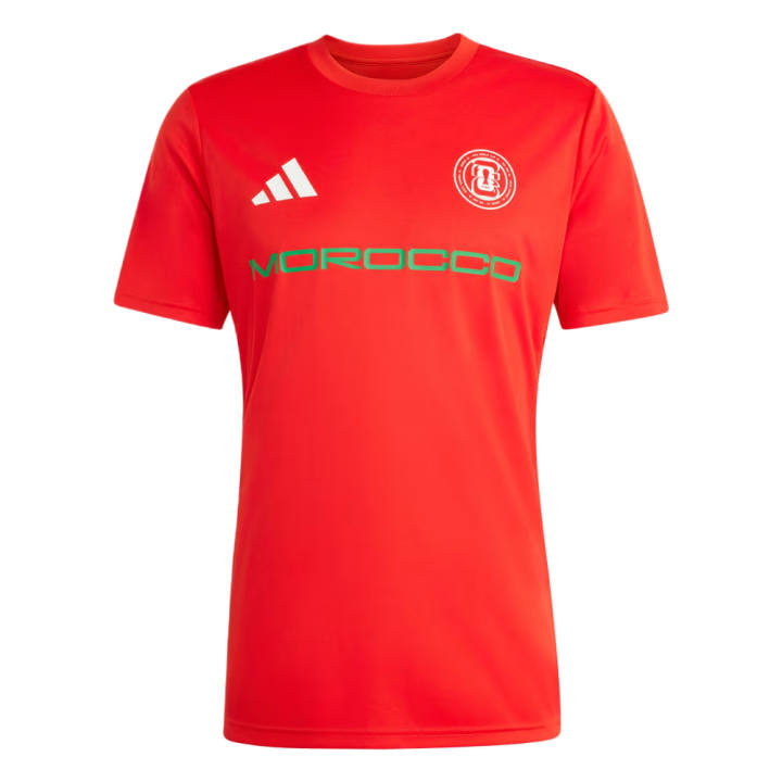 Adidas Adidas Soccer Jerseys Men's Red Crew Neck Moderate