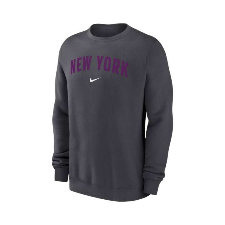 Nike Nike New York Mets 2-Hit Men's Nike Mlb Pullover Crew