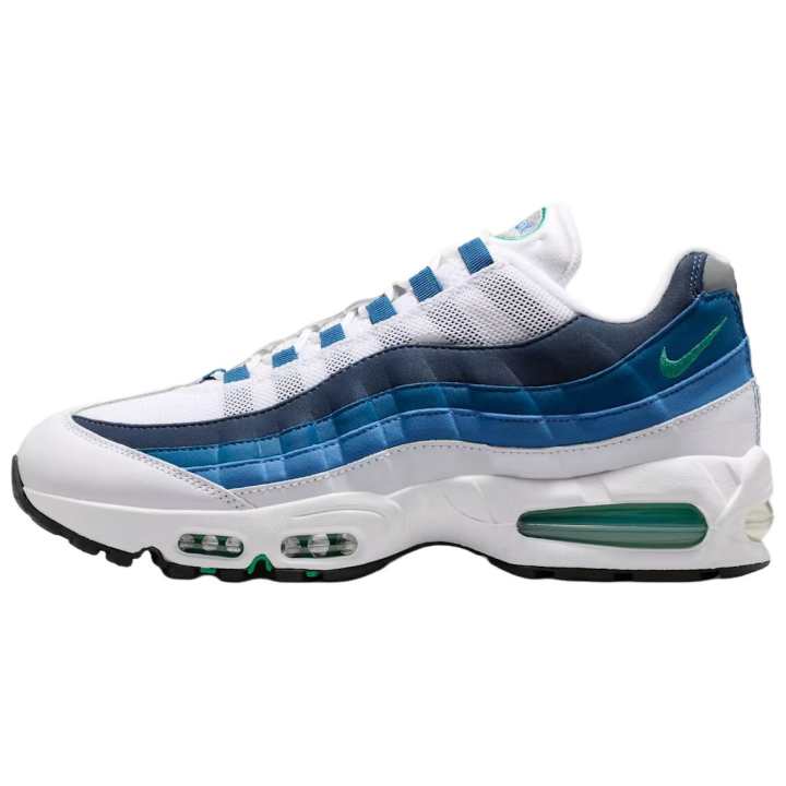 Nike Nike Air Max 95 Running Shoes Unisex White Blue