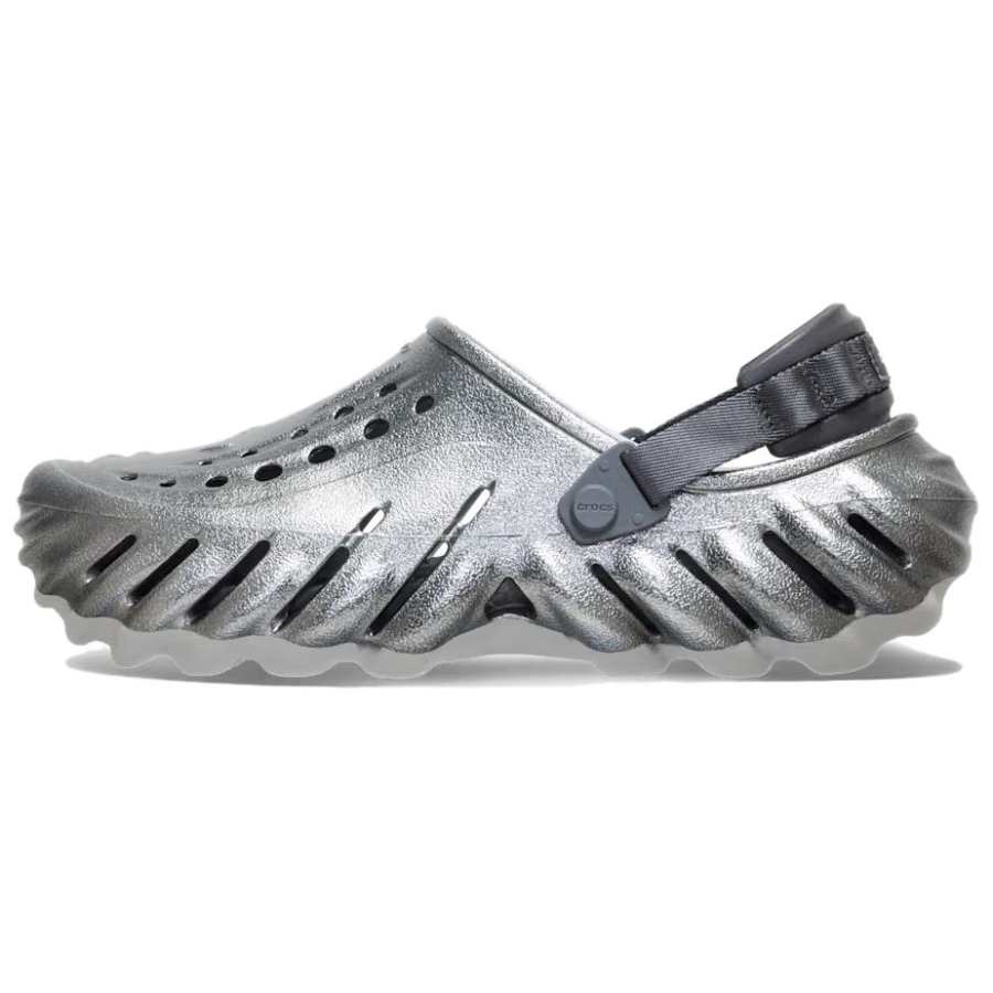 Crocs Crocs Echo Clog Clogs Unisex Silver