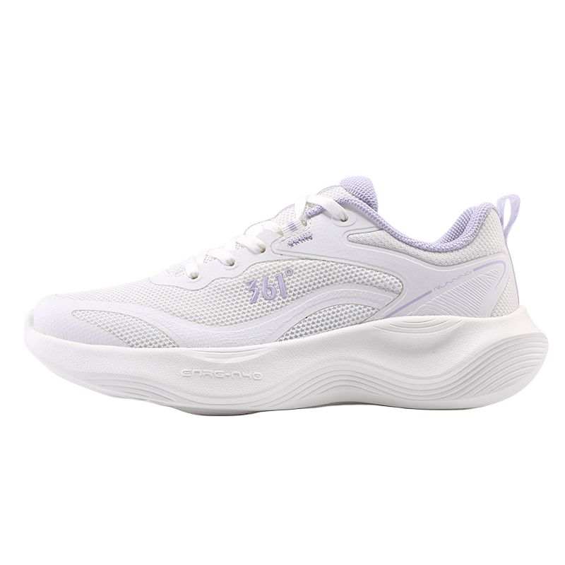 361° Wander Low top Casual Running Shoes Women's White Purple