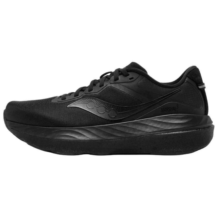 Saucony MARSHAL Route 3 Support Casual Running Shoes Unisex Black