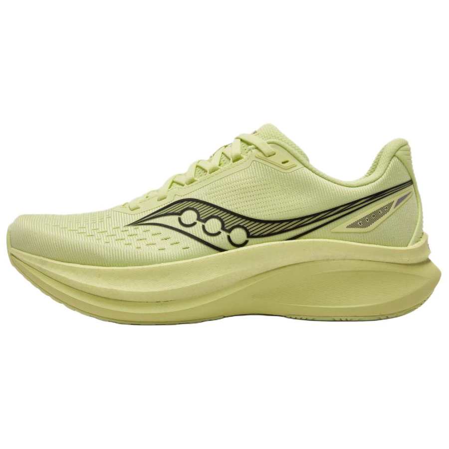 Saucony TIDE Wave 4 Breathable Rebound Sprint Running Shoes Unisex Green
