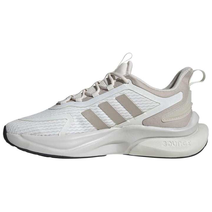 Adidas Adidas Alphabounce+ Breathable Low top Running Shoes Women's White Beige