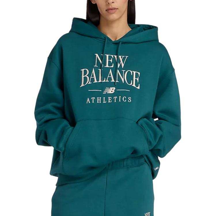 New Balance New Balance Sweatshirts Women's Medusa Green Hooded Non Detachable Moderate