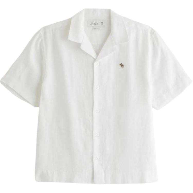Abercrombie&Fitch Shirts Men's White Moderate