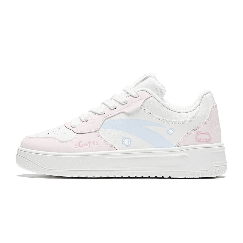 Anta Easy Abrasion Resistant Lightweight Low top Skateboard Shoes Women's