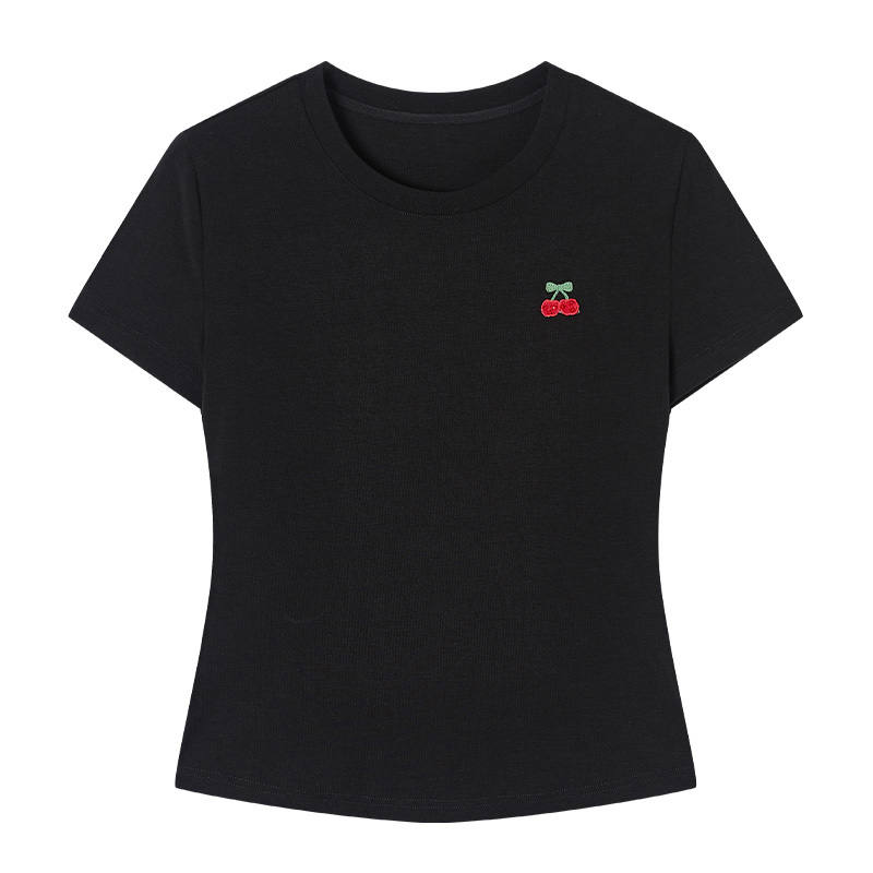 XIANGYING T Shirts Women's Crew Neck Moderate