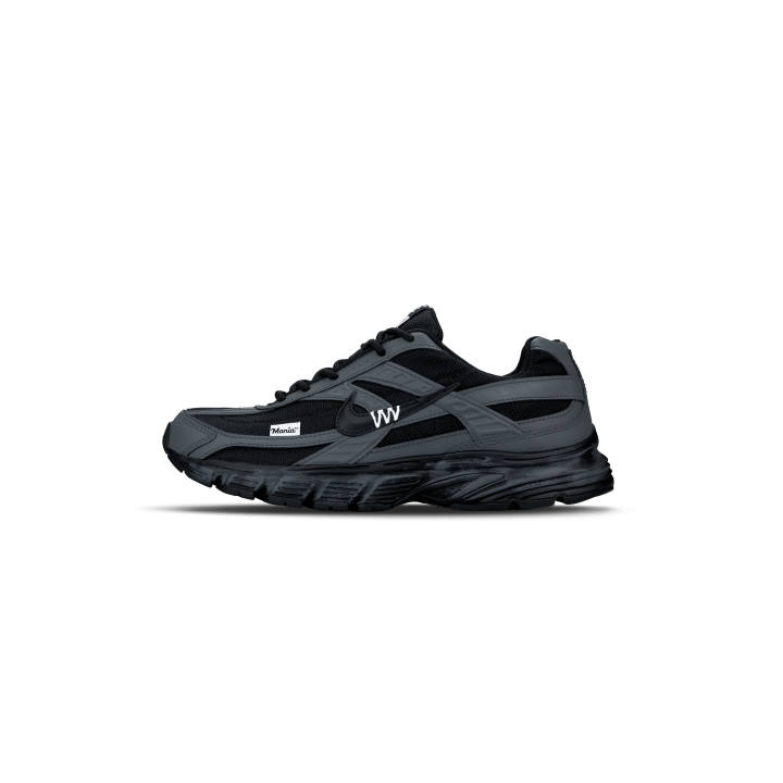 Nike Nike Initiator Slip Resistant Abrasion Resistant Low top Running Shoes Unisex Black White Gray