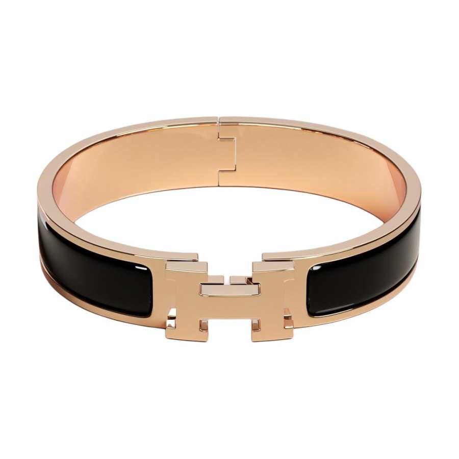 HERMES HERMES Clic H Bracelet Pm Rose Gold tone
